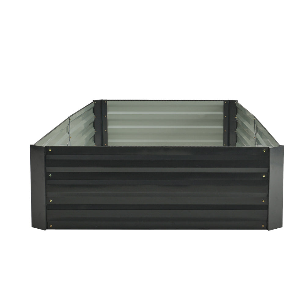 Outdoor Rectangular Metal Raised Garden Bed