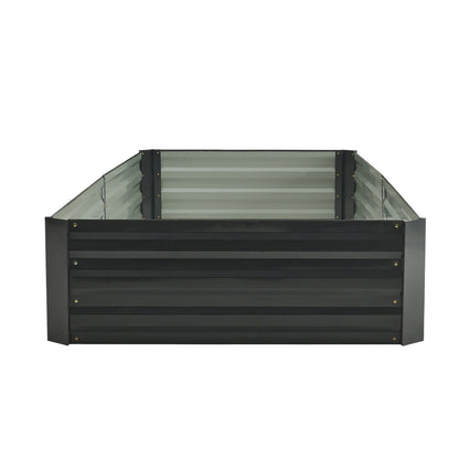 Outdoor Rectangular Metal Raised Garden Bed