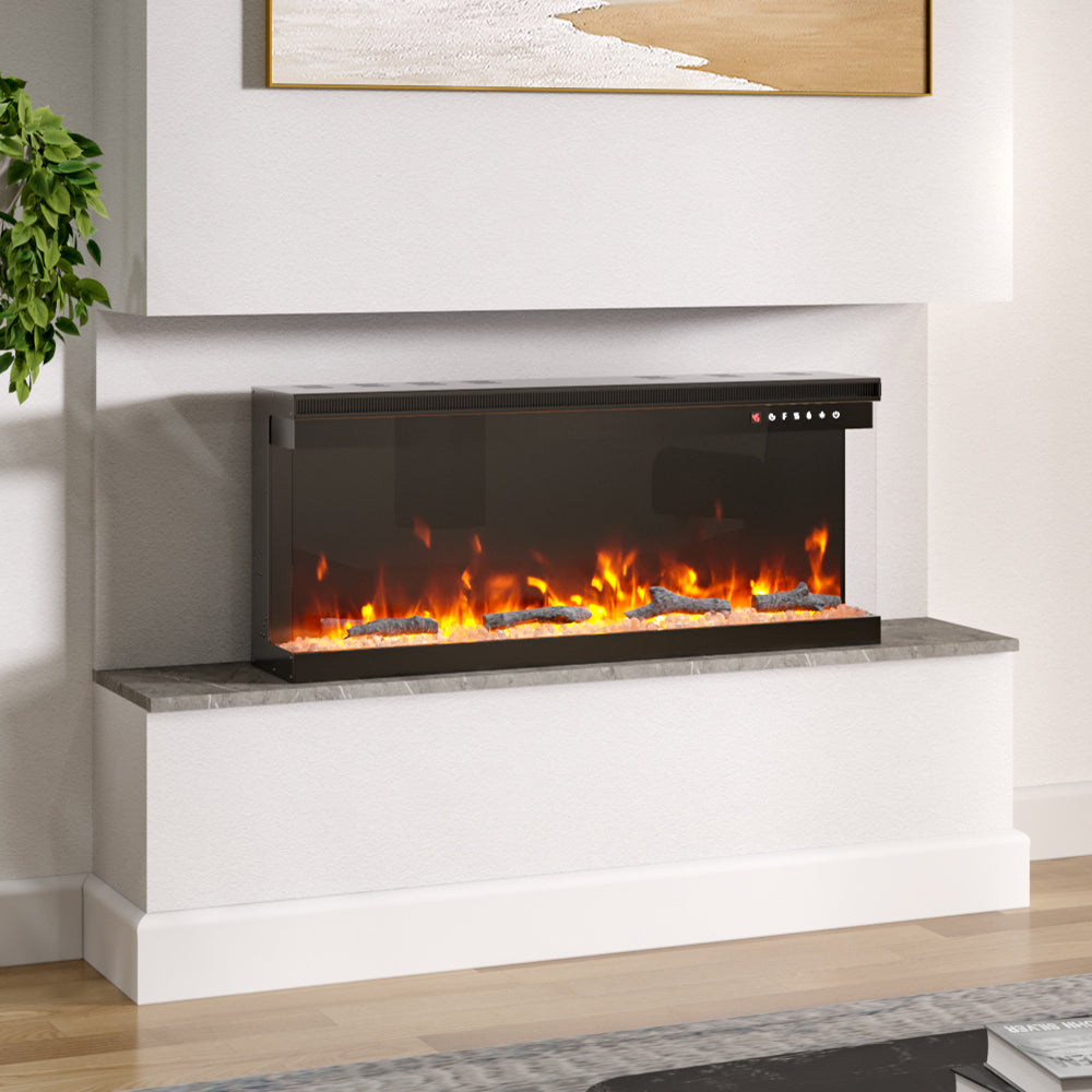 40inch Recessed and Freestanding Electric Fireplace