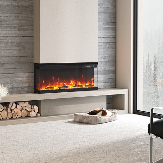 40inch Recessed and Freestanding Electric Fireplace