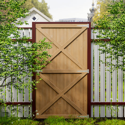 183CM Height Pine Wood Garden Gate