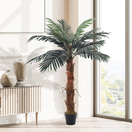 120CM Height Artificial Plants Palm Tree with Pot