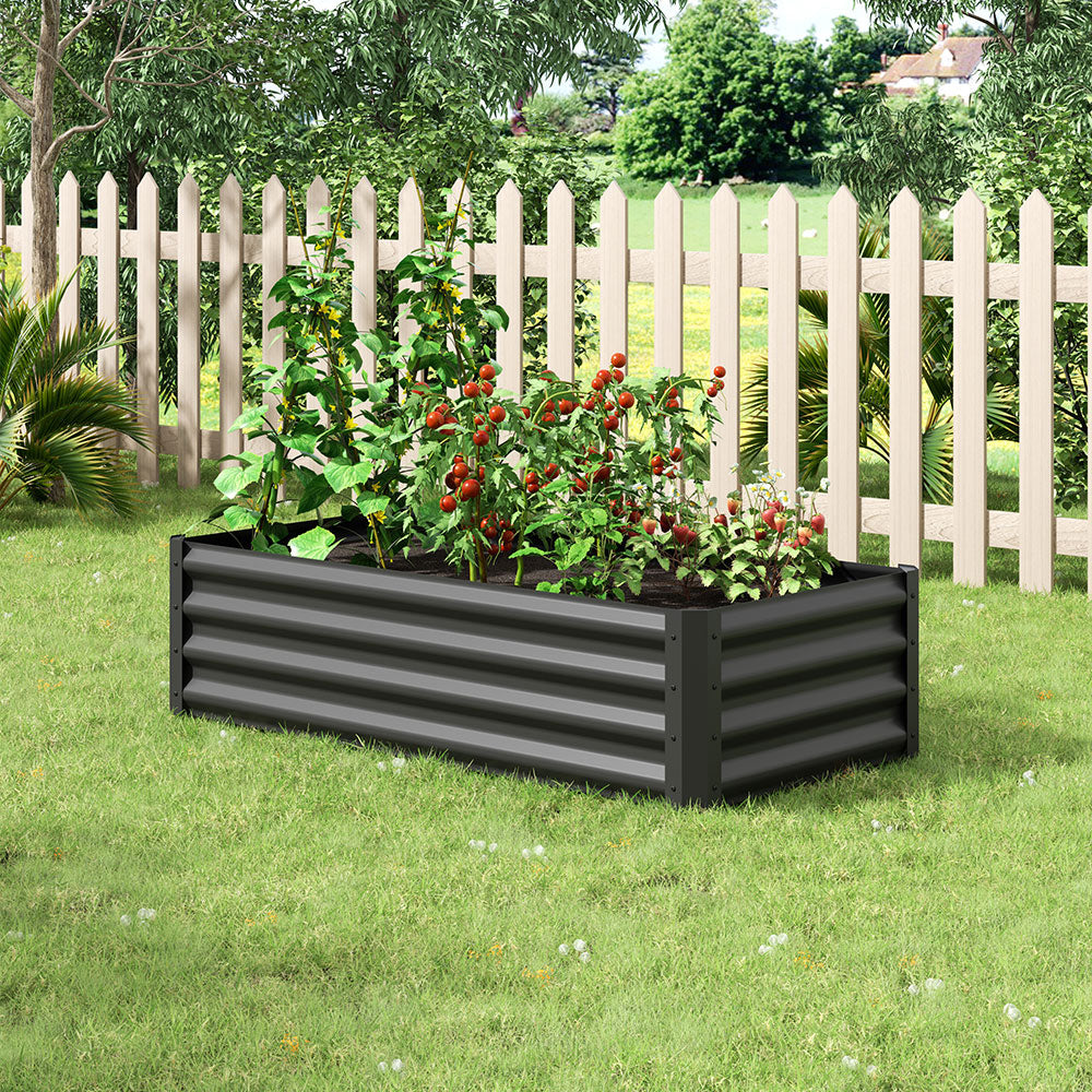 Outdoor Galvanized Steel Garden Bed