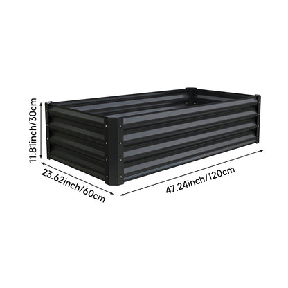 Outdoor Galvanized Steel Garden Bed