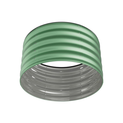 Gardens Plan Round Galvanized Steel Raised Garden Bed