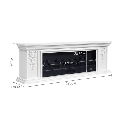 TV Stand Electric Fireplace Adjustable Flame