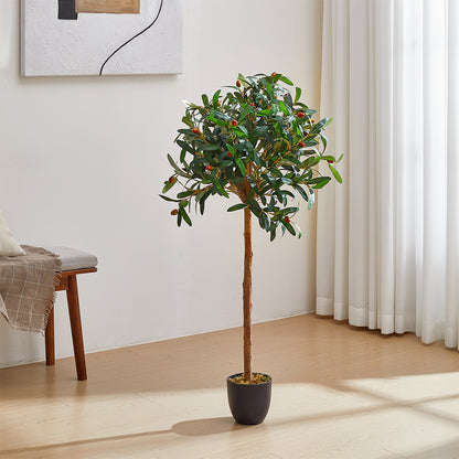 Artificial Olive Tree Decorative Plant in Planter