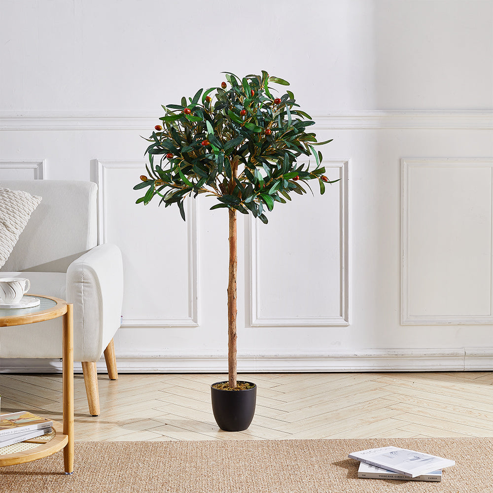 Artificial Olive Tree Decorative Plant in Planter