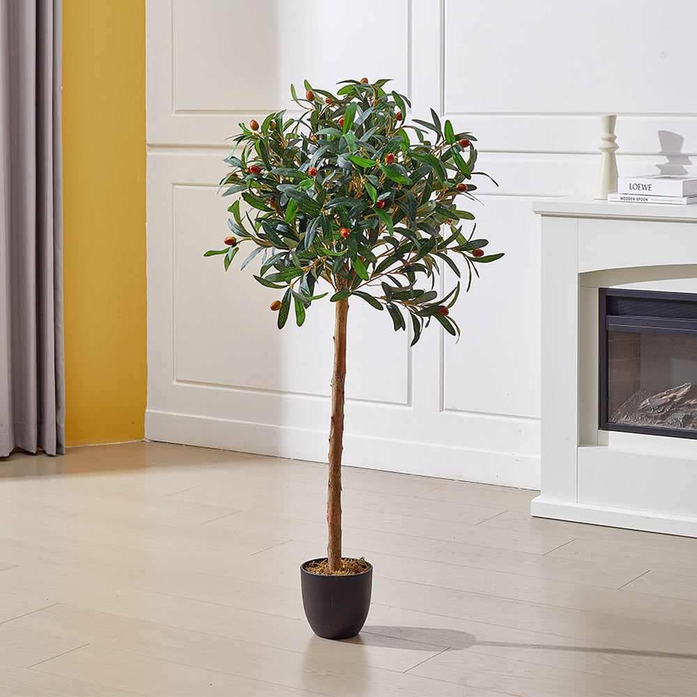 Artificial Olive Tree Decorative Plant in Planter