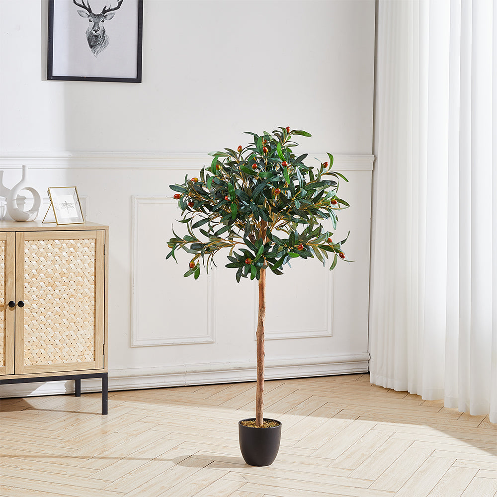 Artificial Olive Tree Decorative Plant in Planter