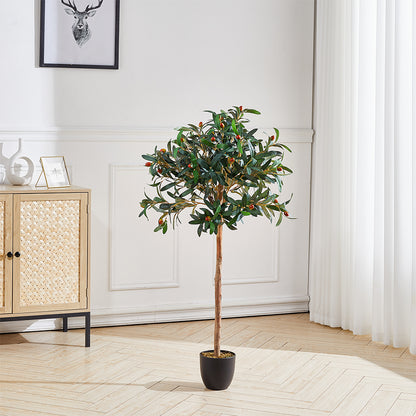 Artificial Olive Tree Decorative Plant in Planter