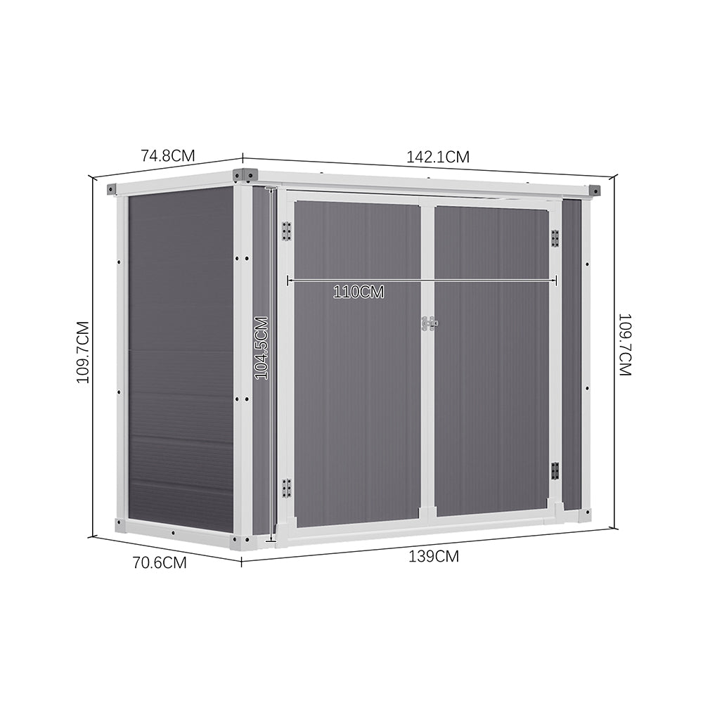 Garden Tool Bicycle Storage Shed