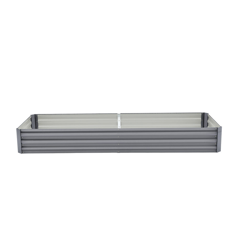 Outdoor Rectangular Metal Raised Garden Bed