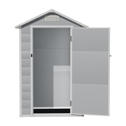 4X3FT Apex Roof Garden Shed Outdoor Storage House