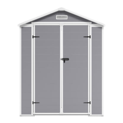5X4FT Outdoor Plastic Garden Storage Shed