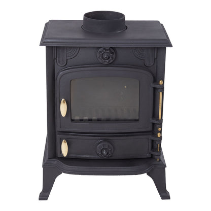 Freestanding Cast Iron Wood Burning Stove Fireplace