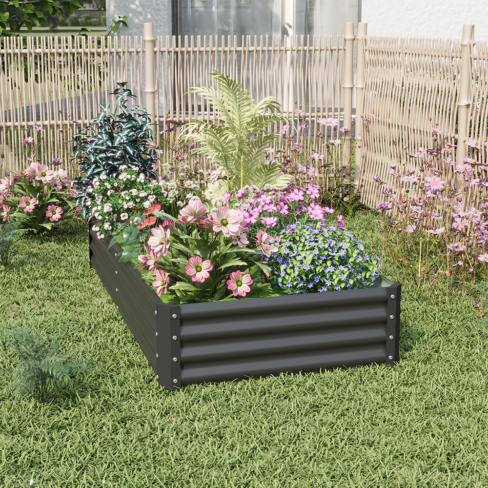 Large Metal Raised Garden Bed