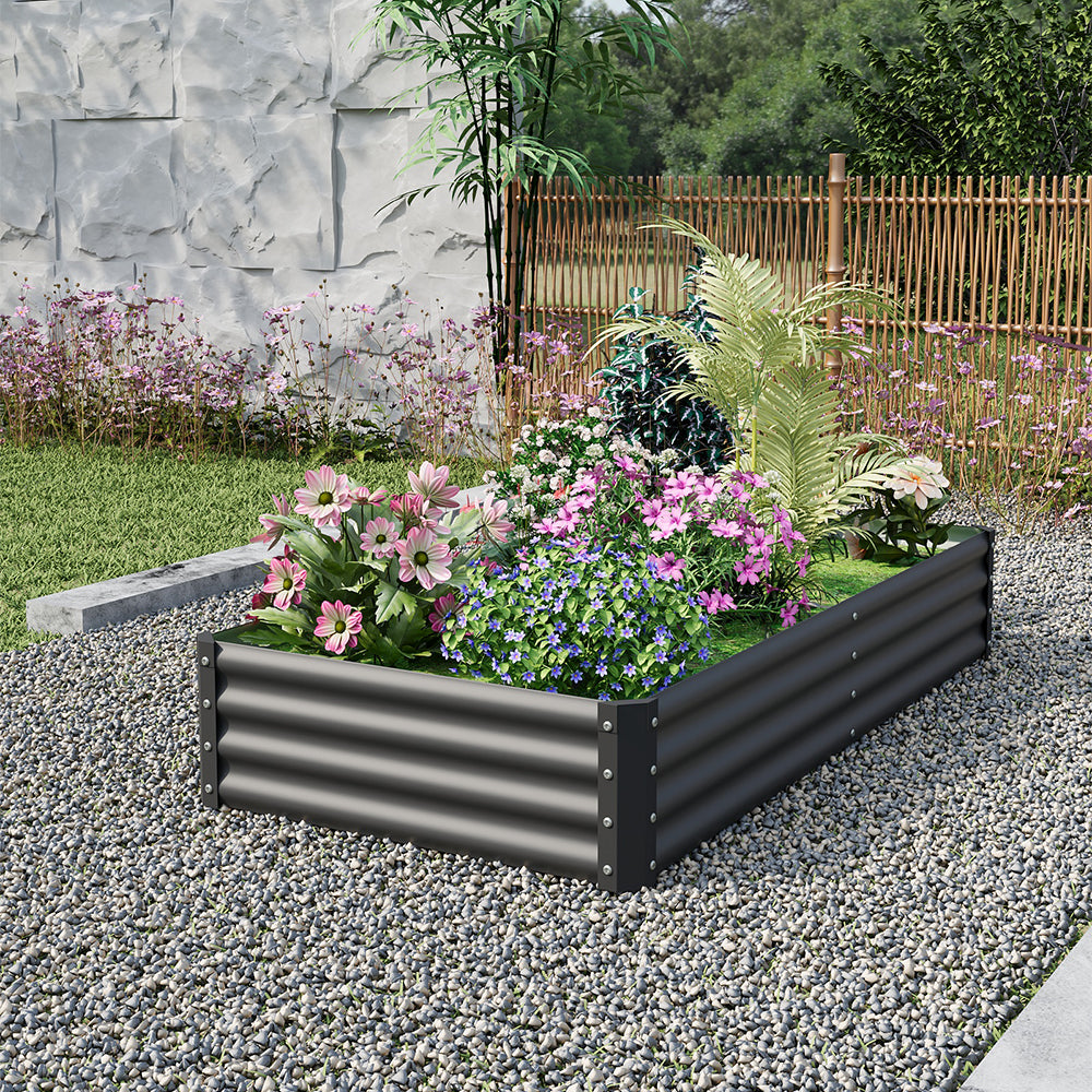 Large Metal Raised Garden Bed