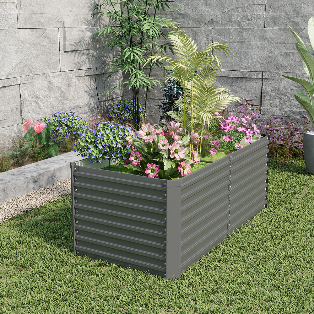 Elegant raised garden bed