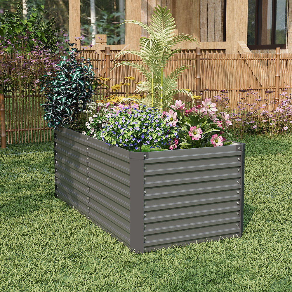 Elegant raised garden bed