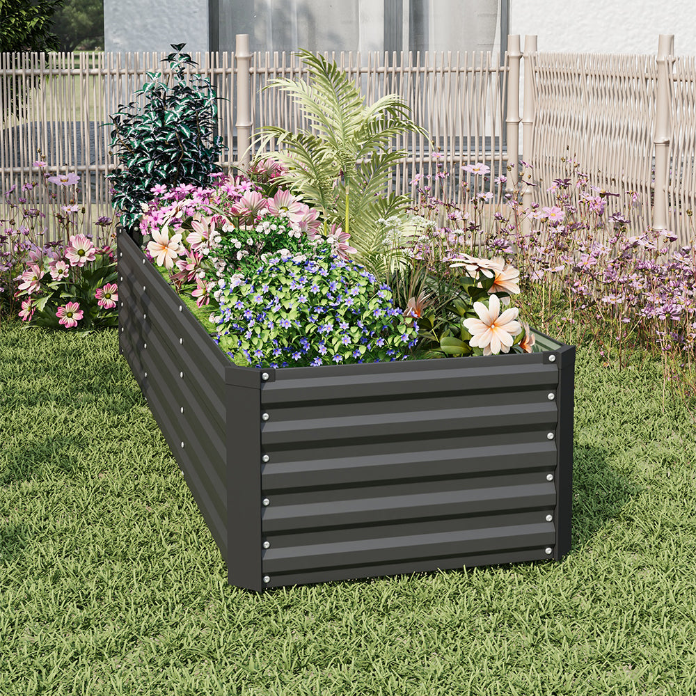 Elegant raised garden bed