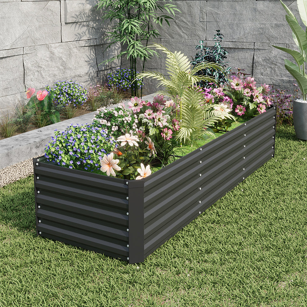Elegant raised garden bed