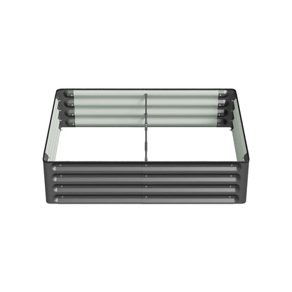 Rectangular Galvanized Steel Raised Garden Bed
