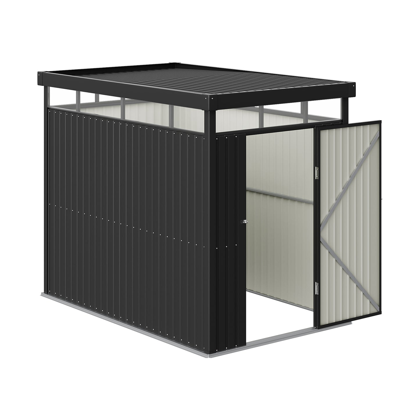 5.3 x 8.5FT Outdoor Metal Garden Storage Shed