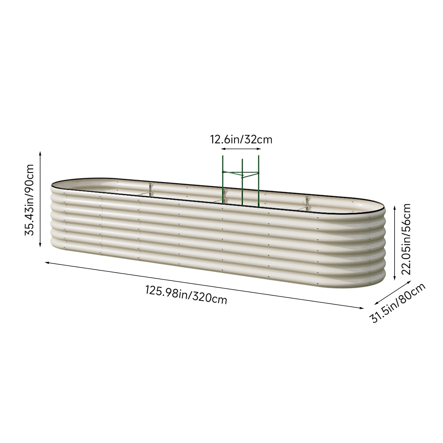 Steel Raised Garden Bed