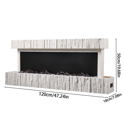 Wall Mounted Electric Fireplace with Remote Control