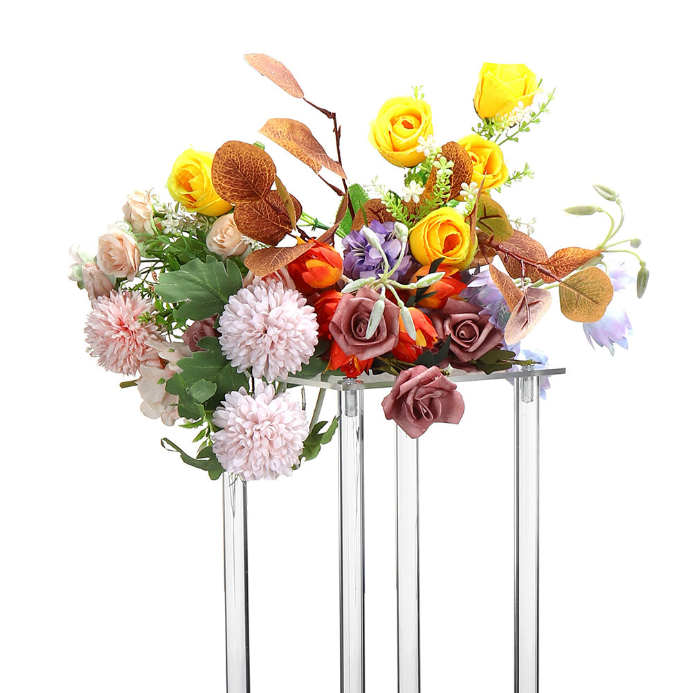 Transparent Acrylic Flower Stand for Wedding Decor and Road Lead