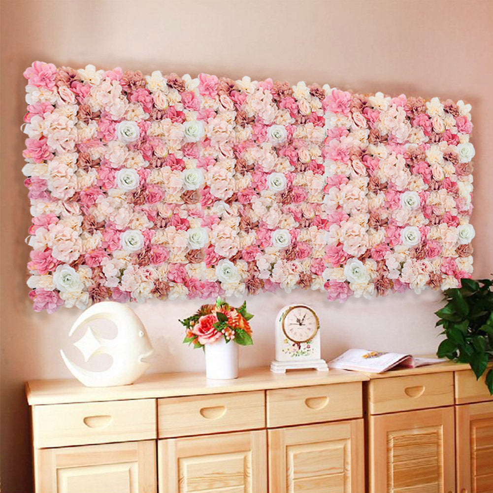 Artificial Flower Backdrop Wall Panel
