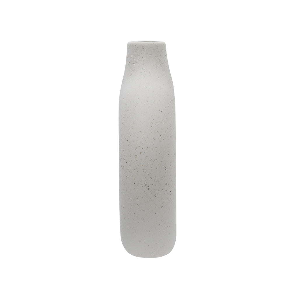 Nordic Style Ceramic Round Vase in White