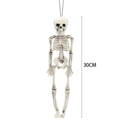 Realistic Posable Hanging Skeleton for Halloween