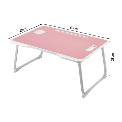 Foldable Laptop Bed Table with Drawer