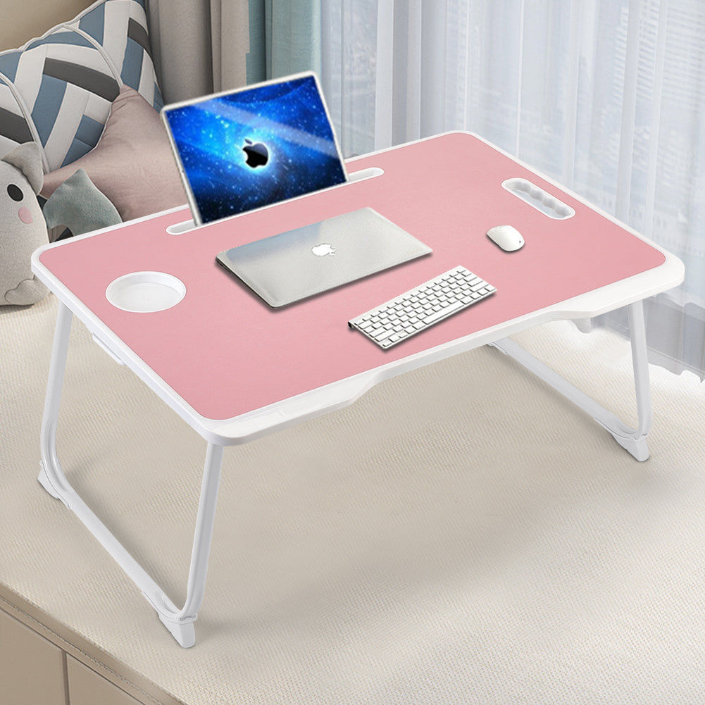Foldable Laptop Bed Table with Drawer