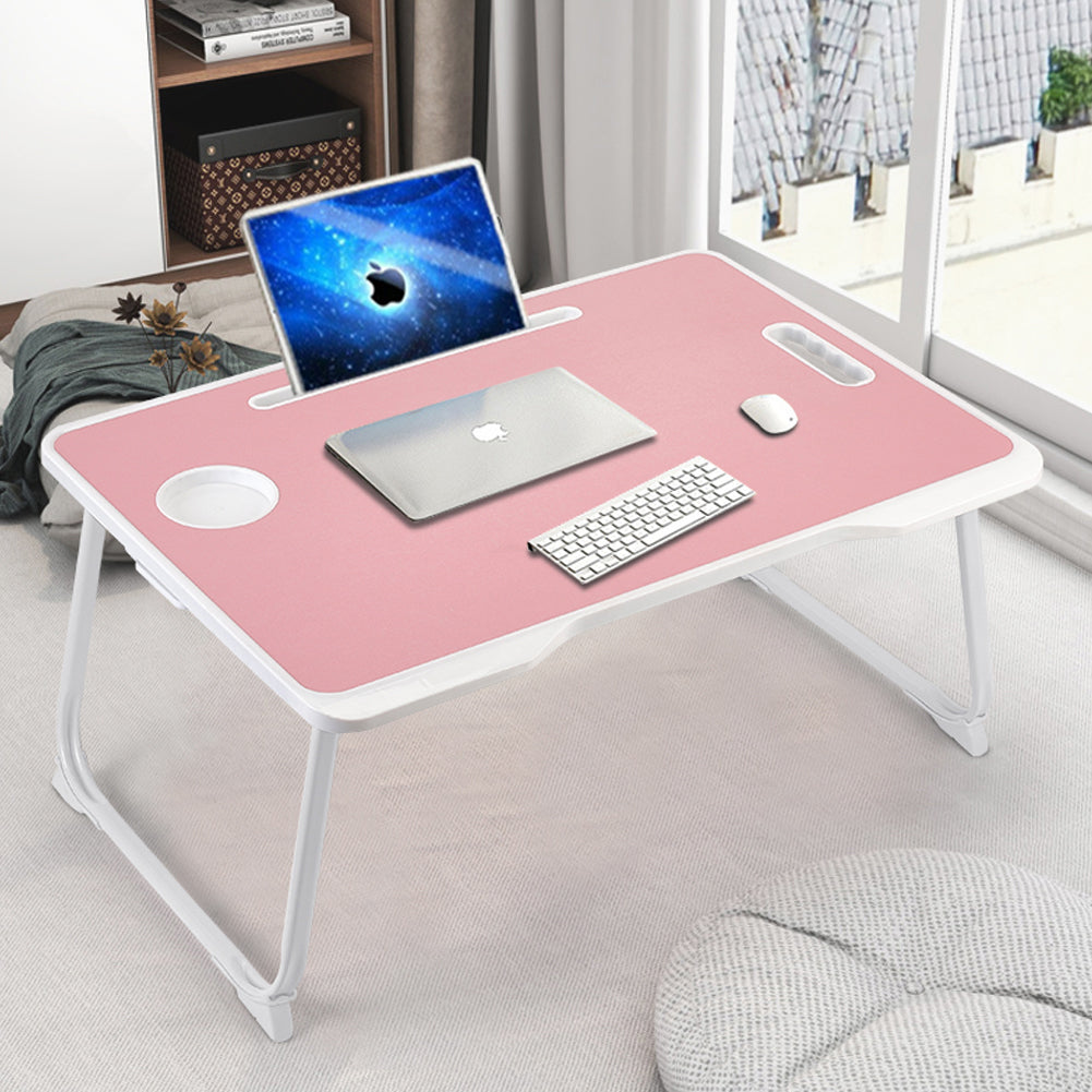Foldable Laptop Bed Table with Drawer