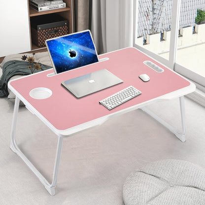 Foldable Laptop Bed Table with Drawer