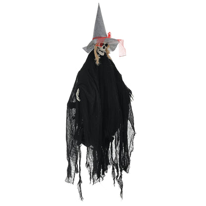 Halloween Voice-Activated Hanging Witch