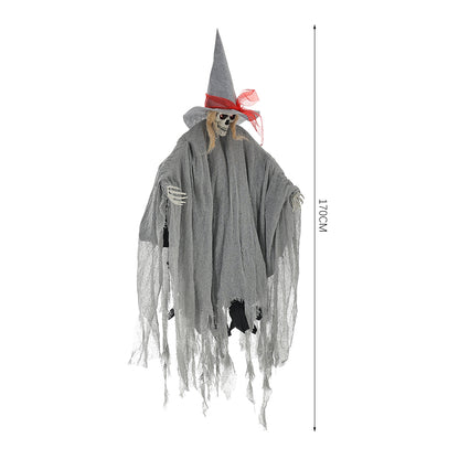 Halloween Voice-Activated Hanging Witch