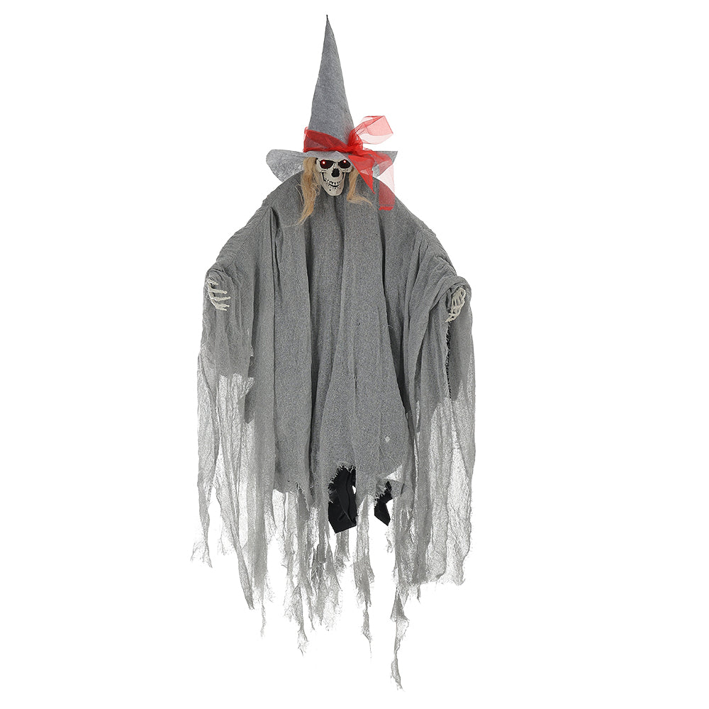 Halloween Voice-Activated Hanging Witch