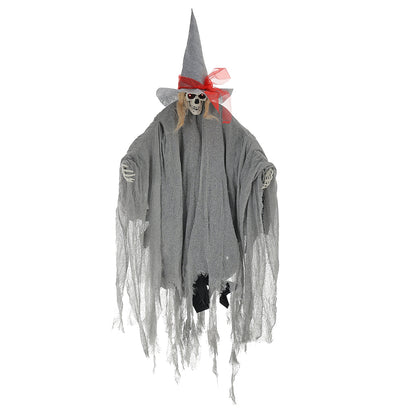 Halloween Voice-Activated Hanging Witch