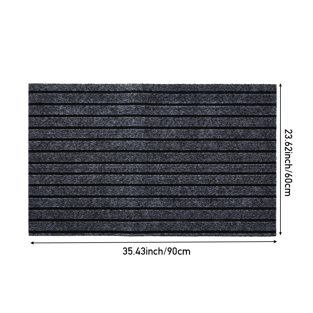Non-Slip Striped Floor Mat Rubber Door Mat