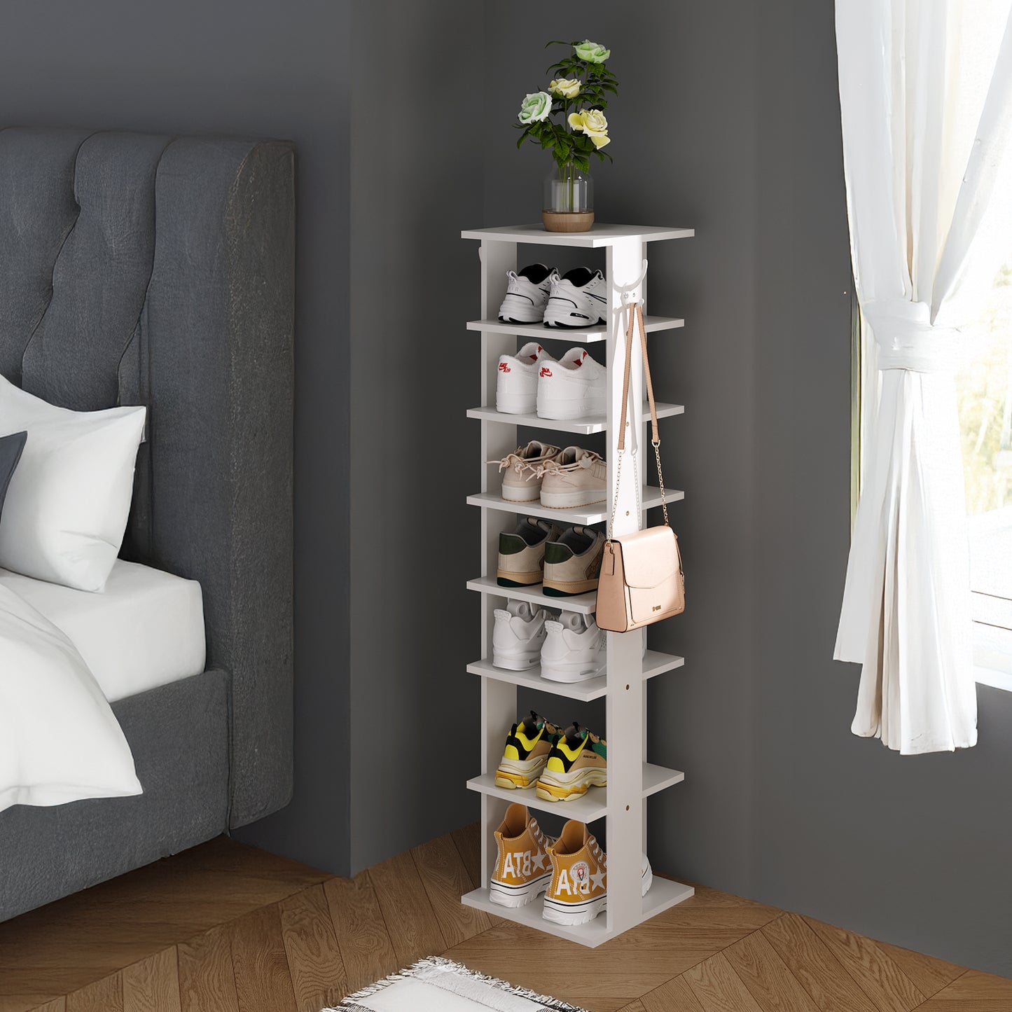 8-Tier Shoe Rack for Entryway