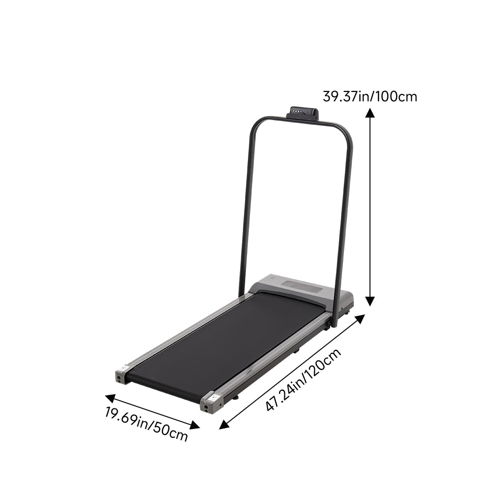 Remote Control Fitness Treadmill Walking Jogging Machine with Handrail