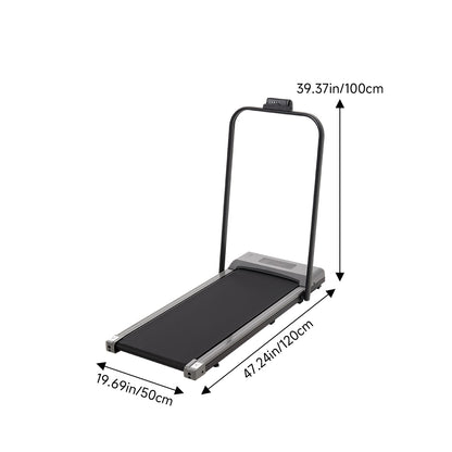 Remote Control Fitness Treadmill Walking Jogging Machine with Handrail
