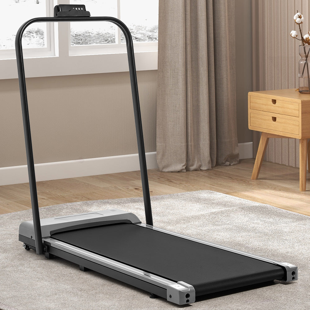Remote Control Fitness Treadmill Walking Jogging Machine with Handrail