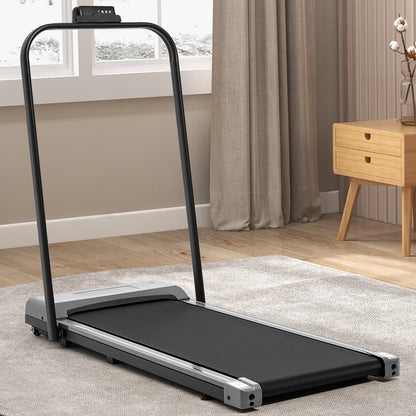 Remote Control Fitness Treadmill Walking Jogging Machine with Handrail