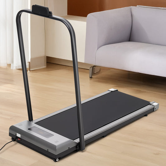 Remote Control Fitness Treadmill Walking Jogging Machine with Handrail