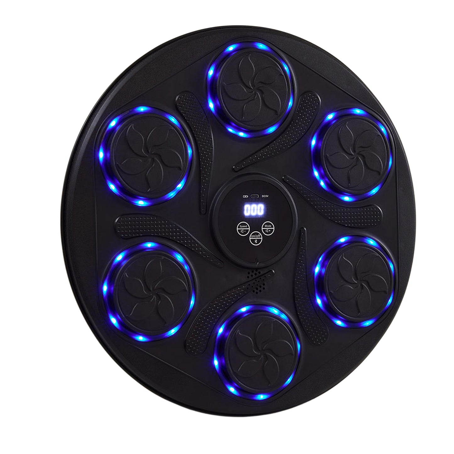 Wall-Mounted Adjustable Music Boxing Machine with LED Lights